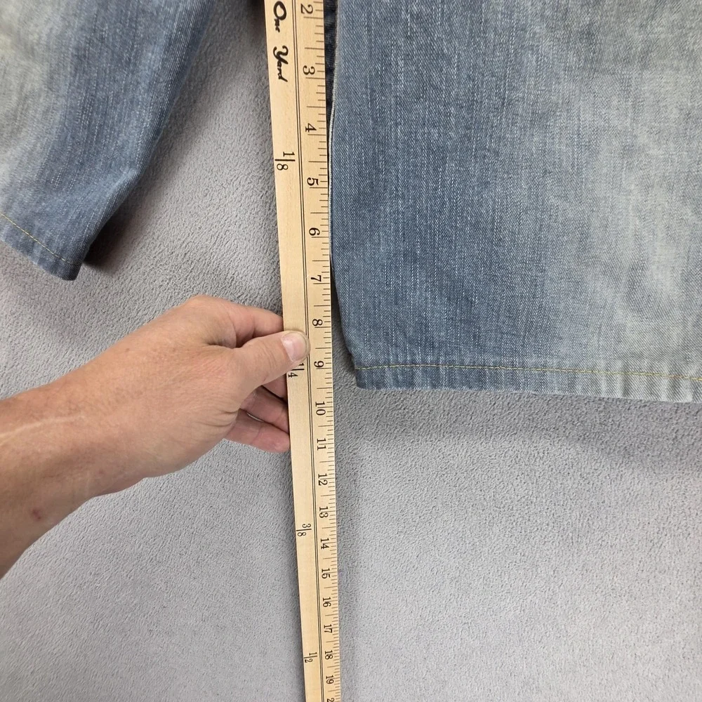 Vintage‎ Levis Engineered Shorts Mens 28 Blue Denim Light Wash 9